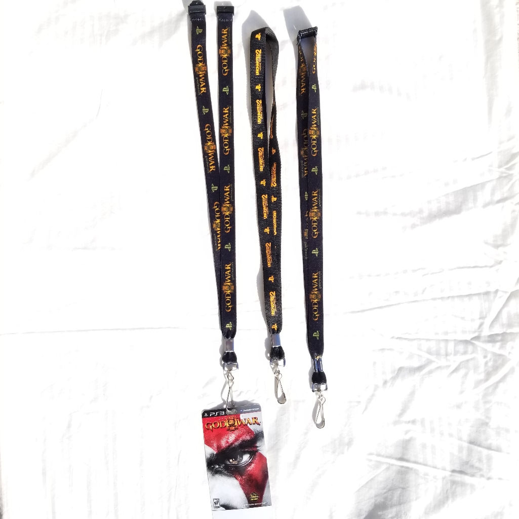 3Pack Playstation 3 Gow Uncharted Lanyards
